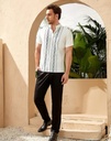 Vintage Half Sleeve White Shirt with Design 