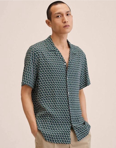 Vintage Olive Shirt with Sober Look